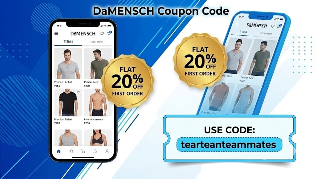 DaMENSCH Coupon Code: Get Flat 20% OFF Your First Order